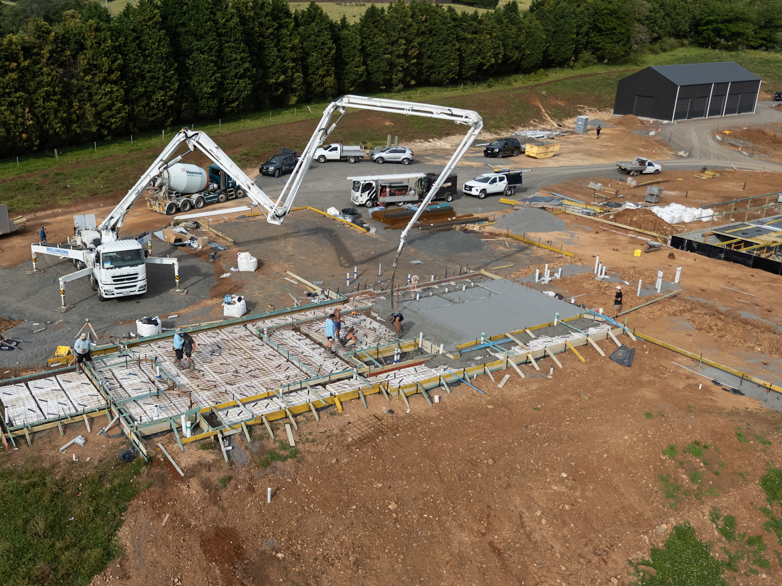 East Wing Foundation Pour — image 9