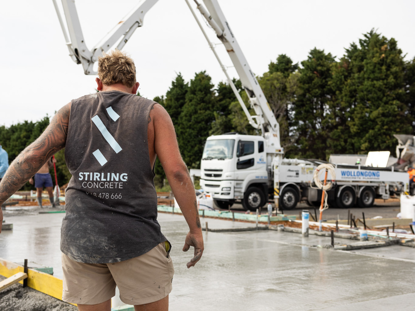 East Wing Foundation Pour — image 7
