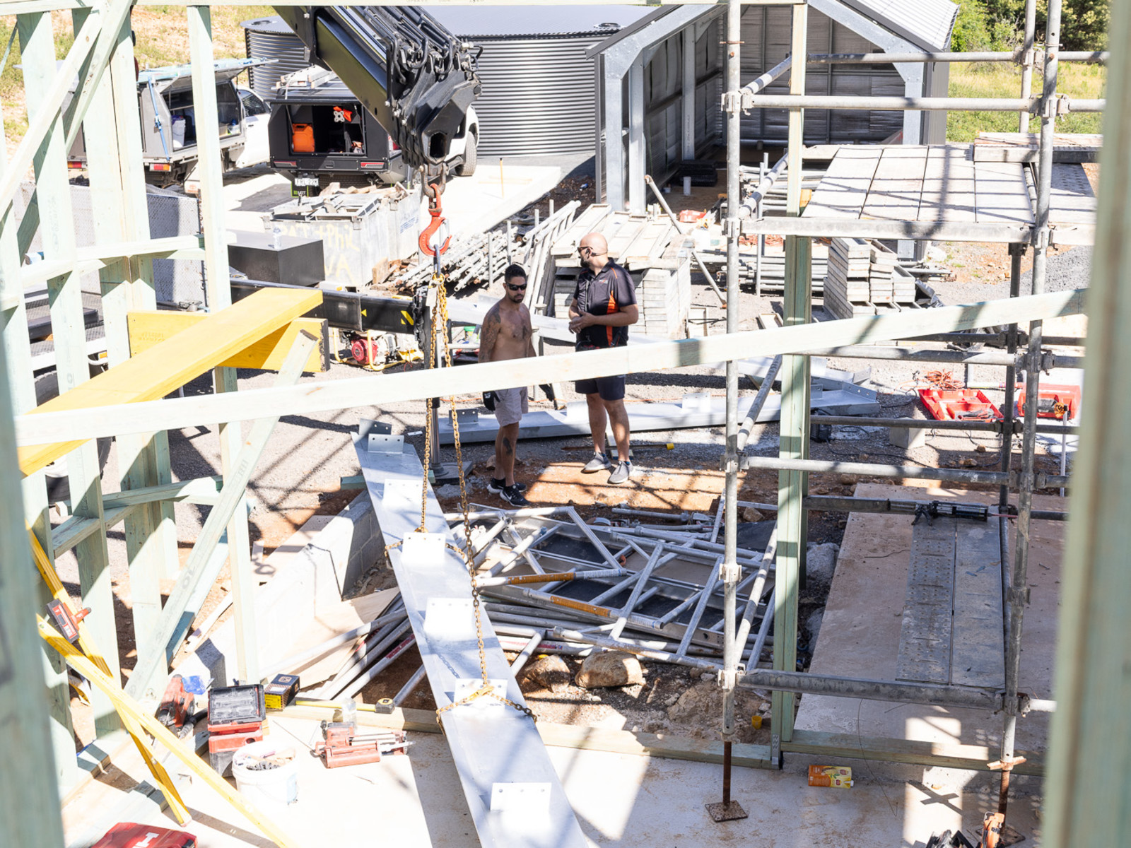 Secondary Dwelling: Trusses Up — image 6