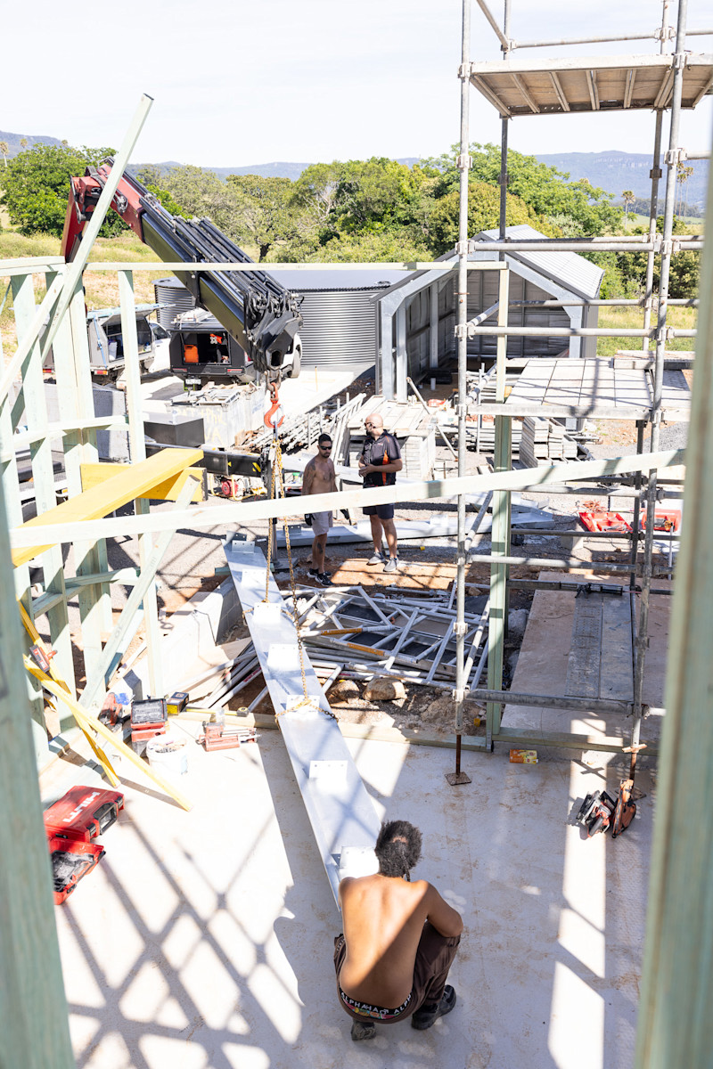 Secondary Dwelling: Trusses Up — image 6