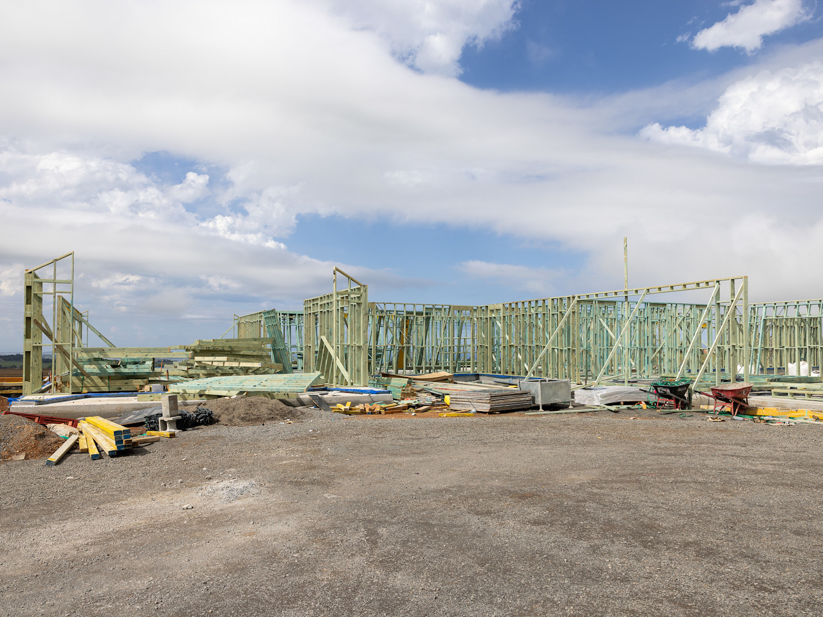 Main Dwelling: Framing Begins — image 1