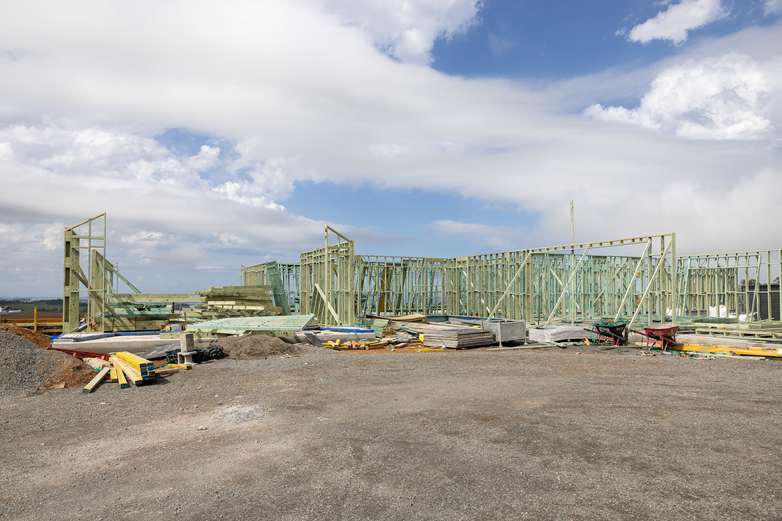 Main Dwelling: Framing Begins — image 1