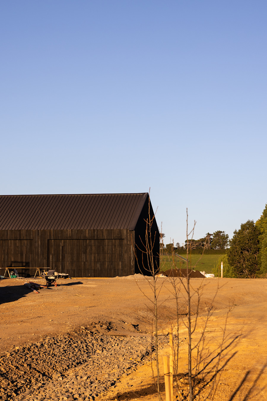 Shou Sugi Ban Cladded Garage