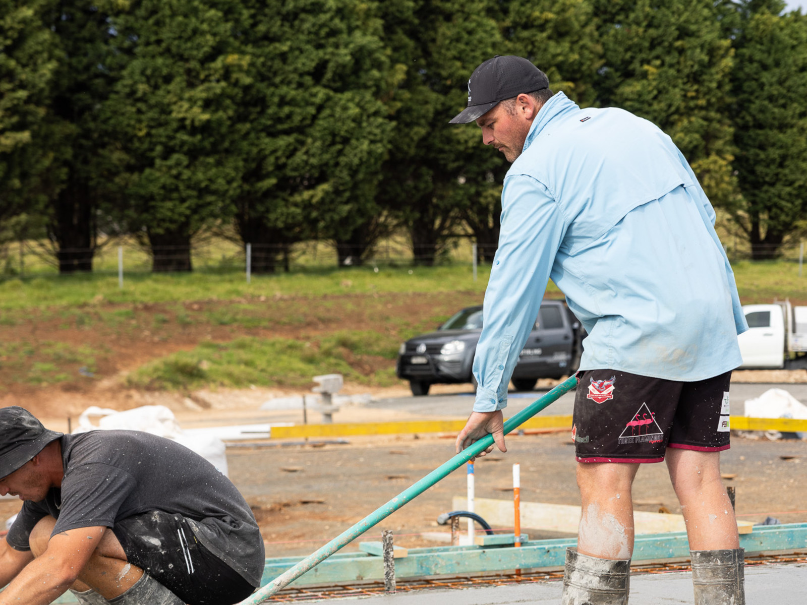 East Wing Foundation Pour — image 8