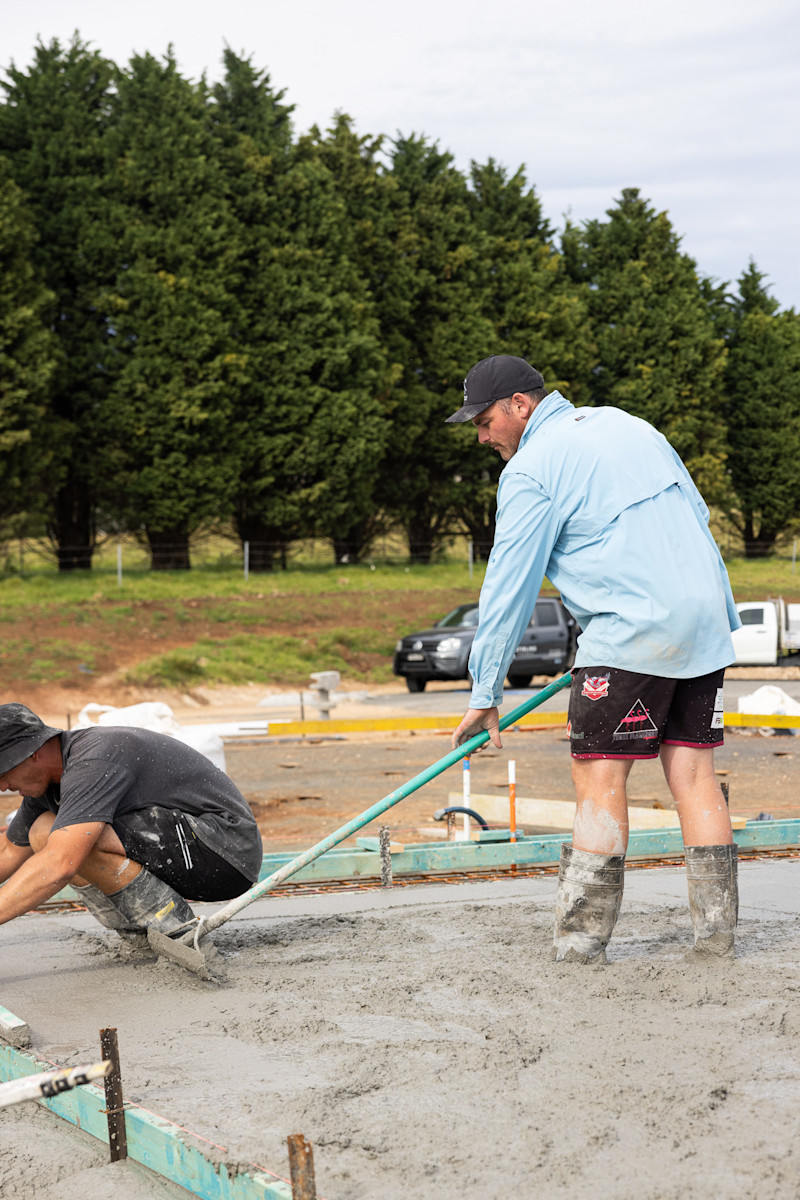 East Wing Foundation Pour — image 8