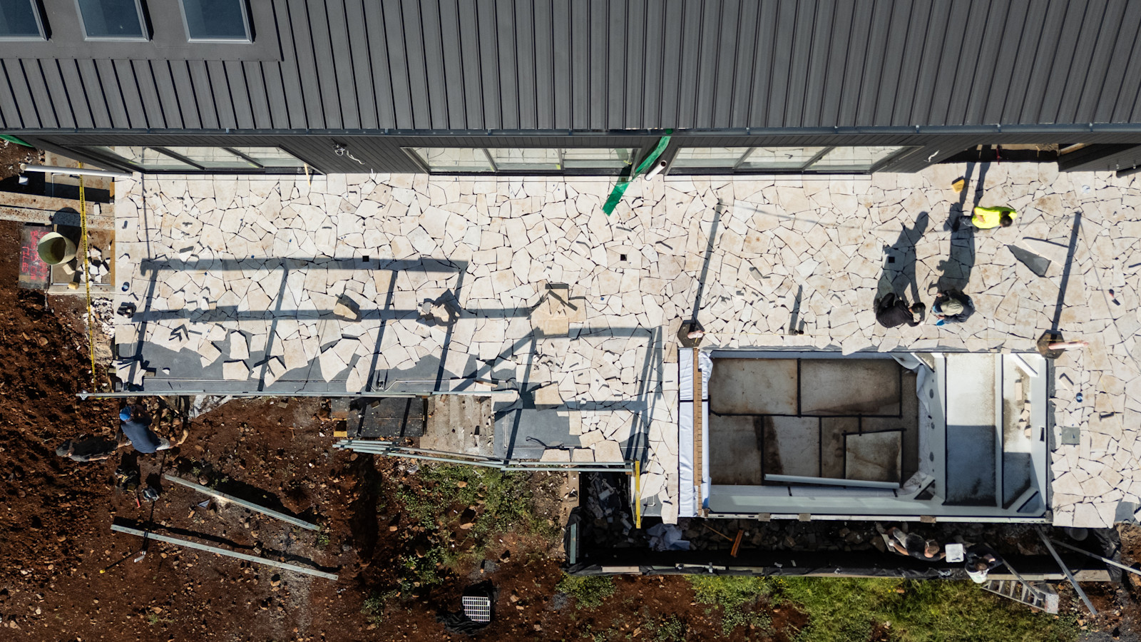 Secondary Dwelling: Crazy Pave Deck Installation — image 5