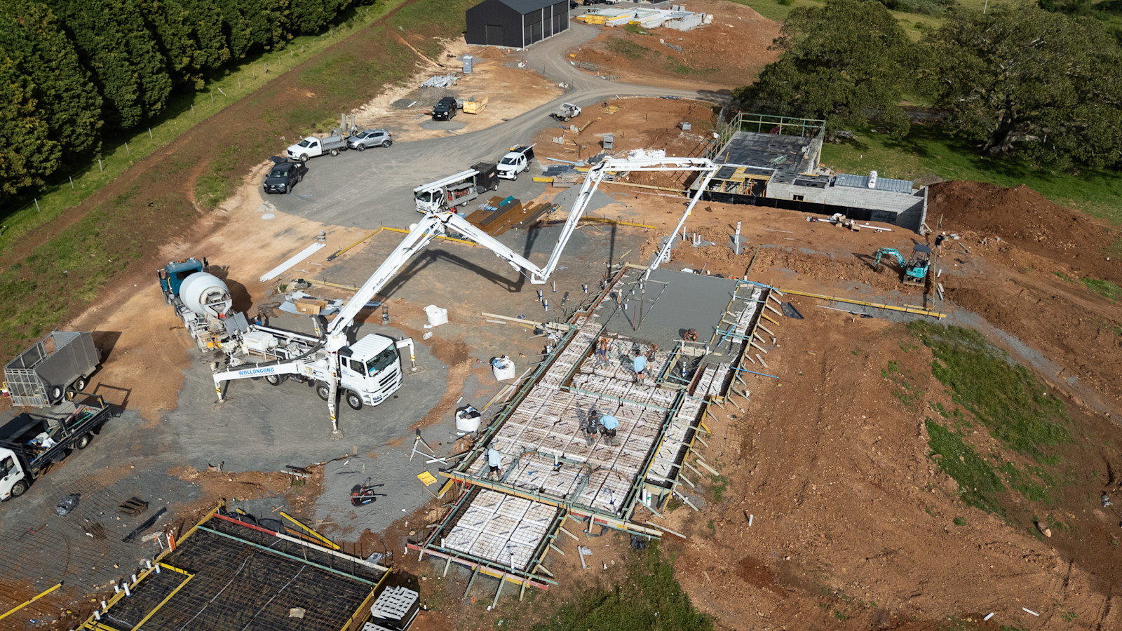 East Wing Foundation Pour — image 1