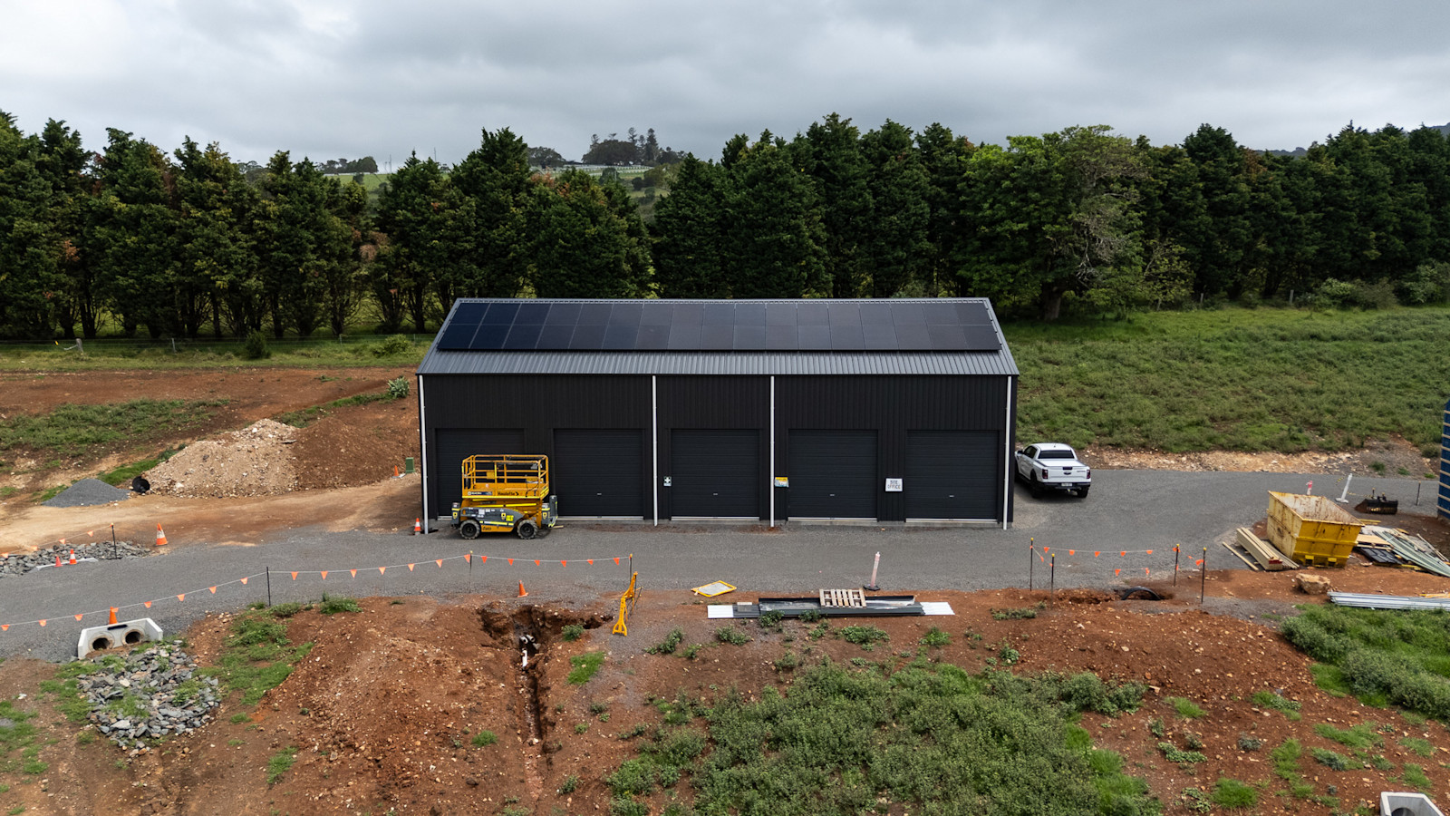 Gym Shed: Solar Panels Installed