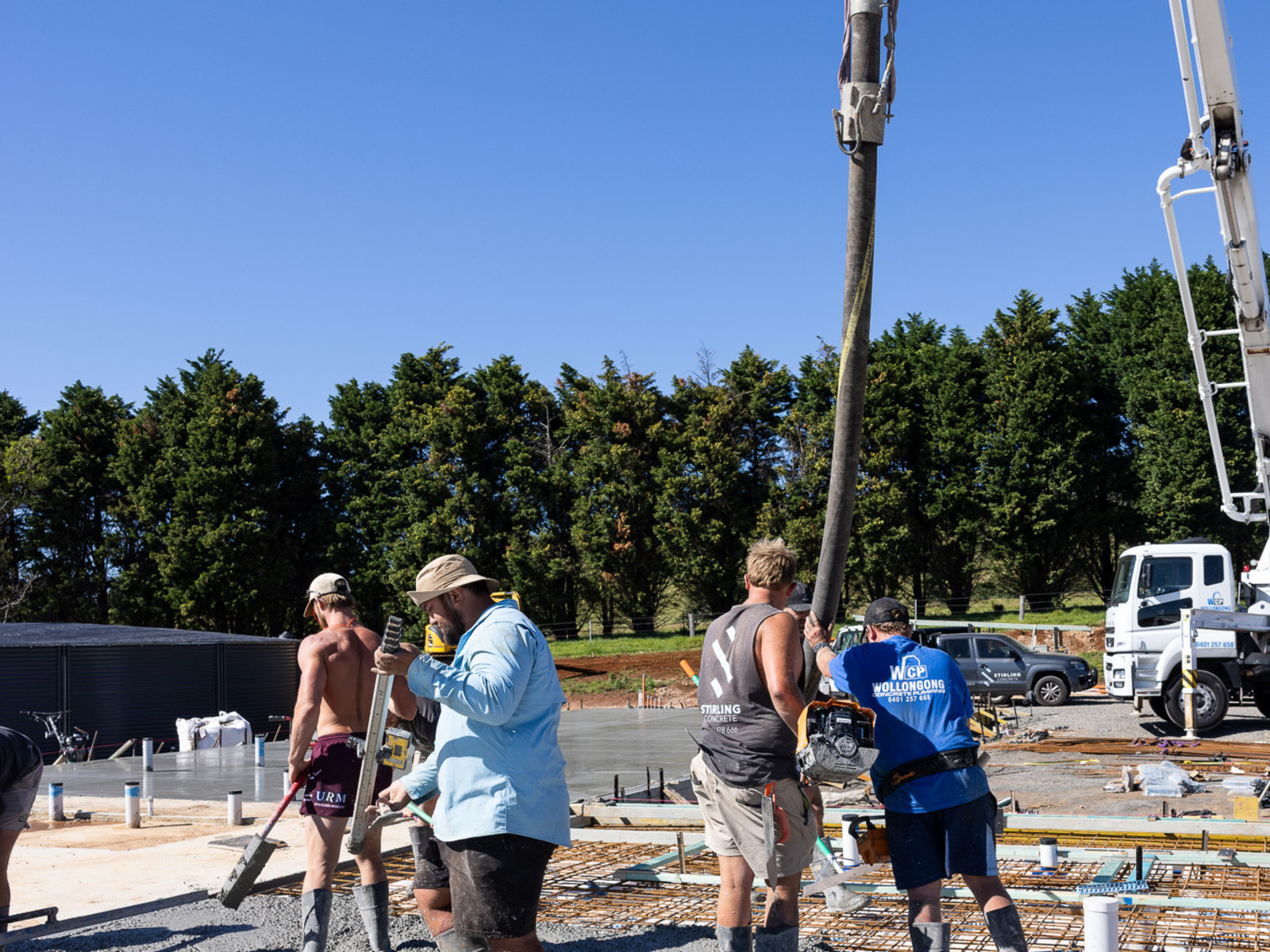 Main Pavilion Foundation Pour — image 1