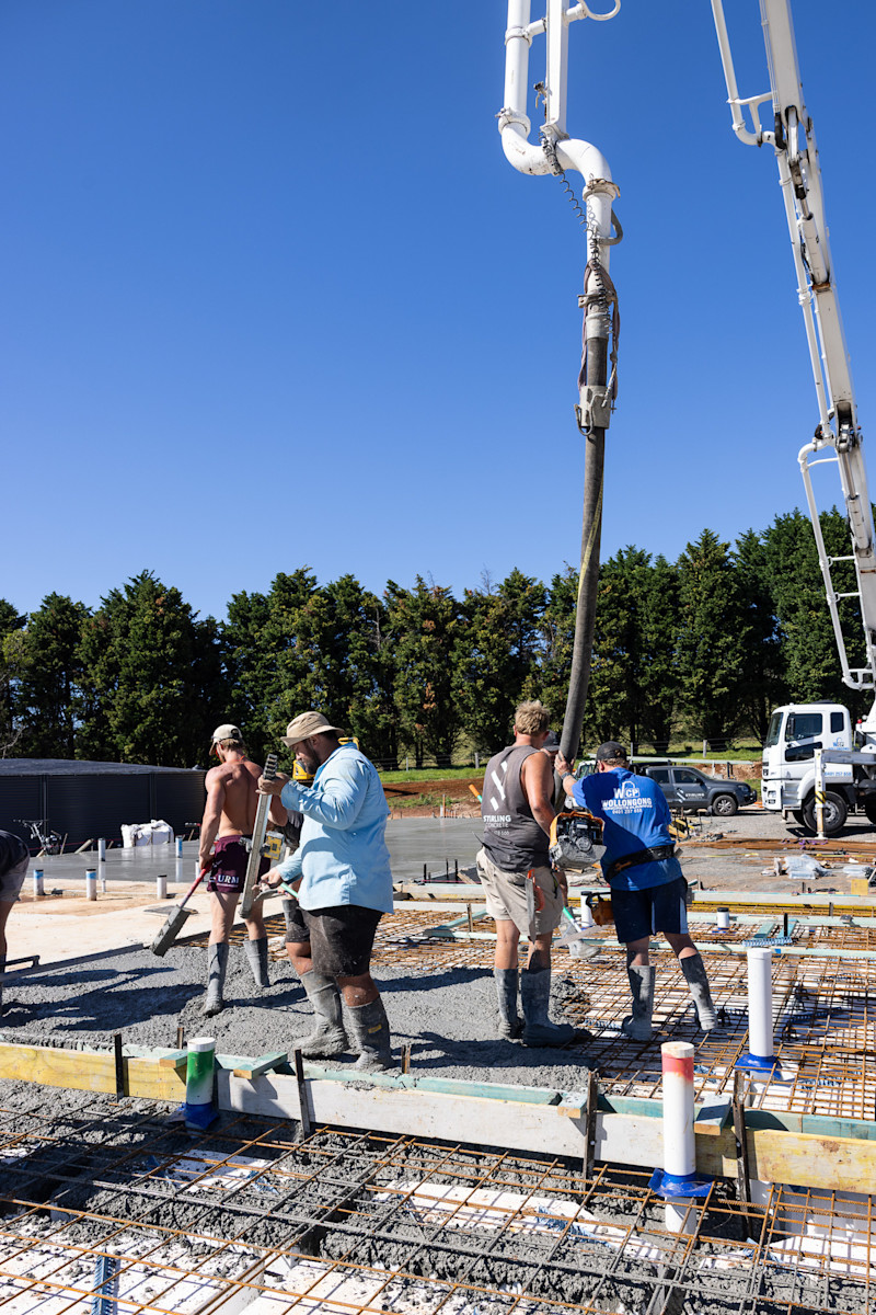 Main Pavilion Foundation Pour — image 1