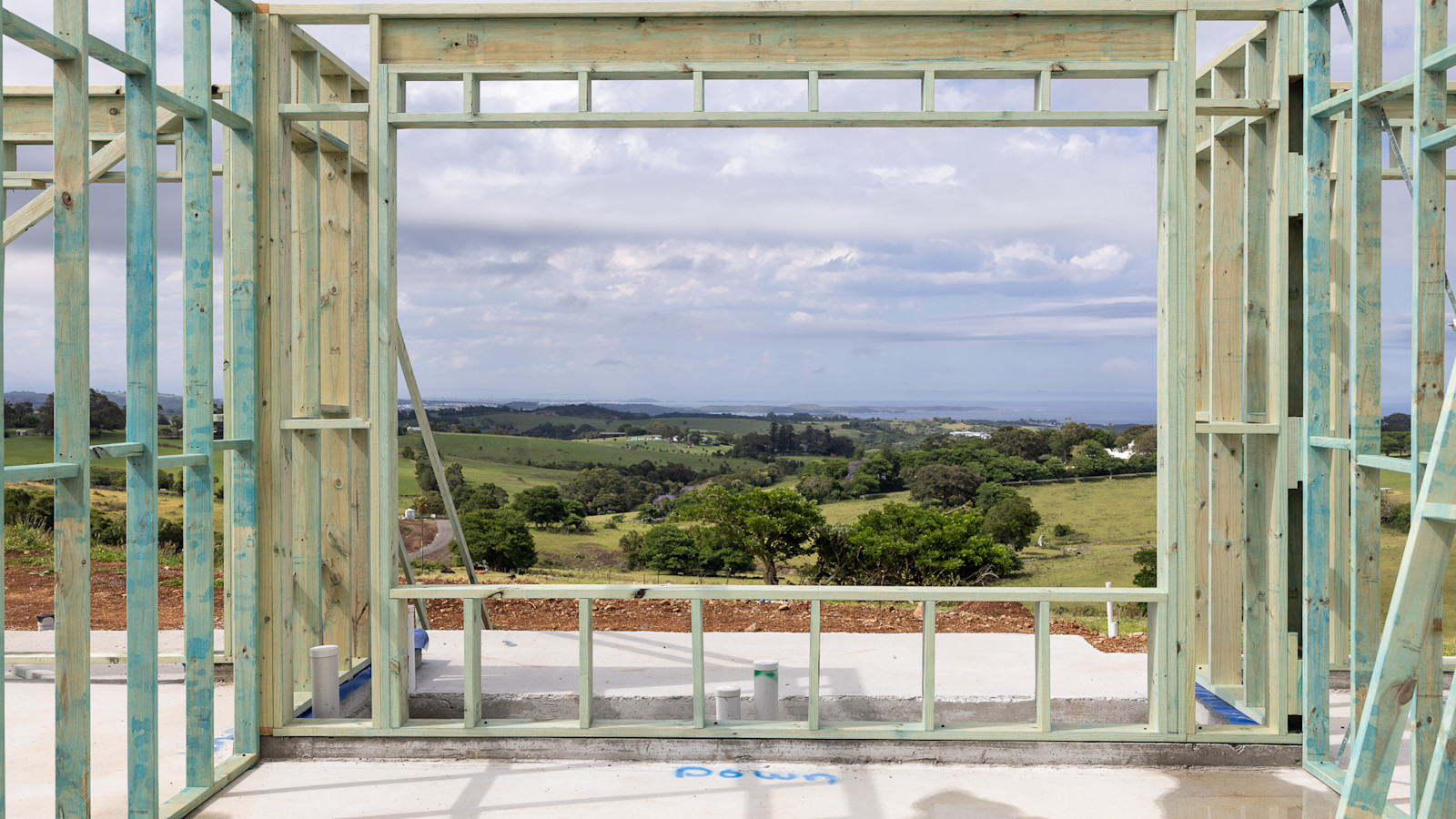 Main Dwelling: Framing Begins