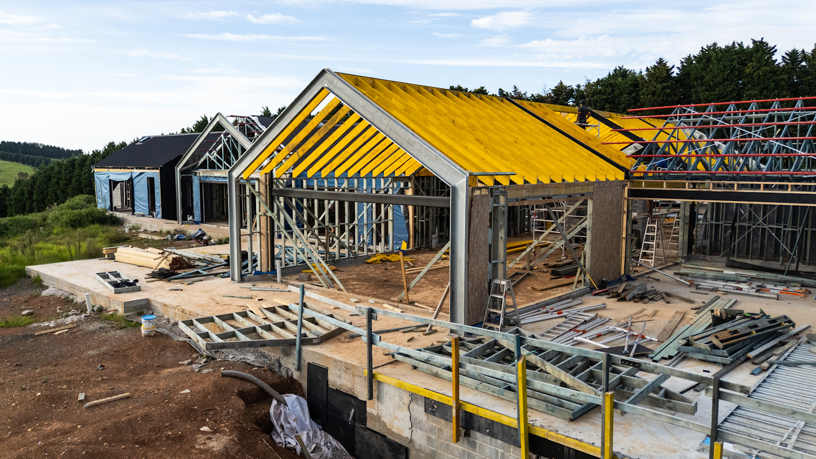 Primary Dwelling: Steel Frames Locked In — image 1