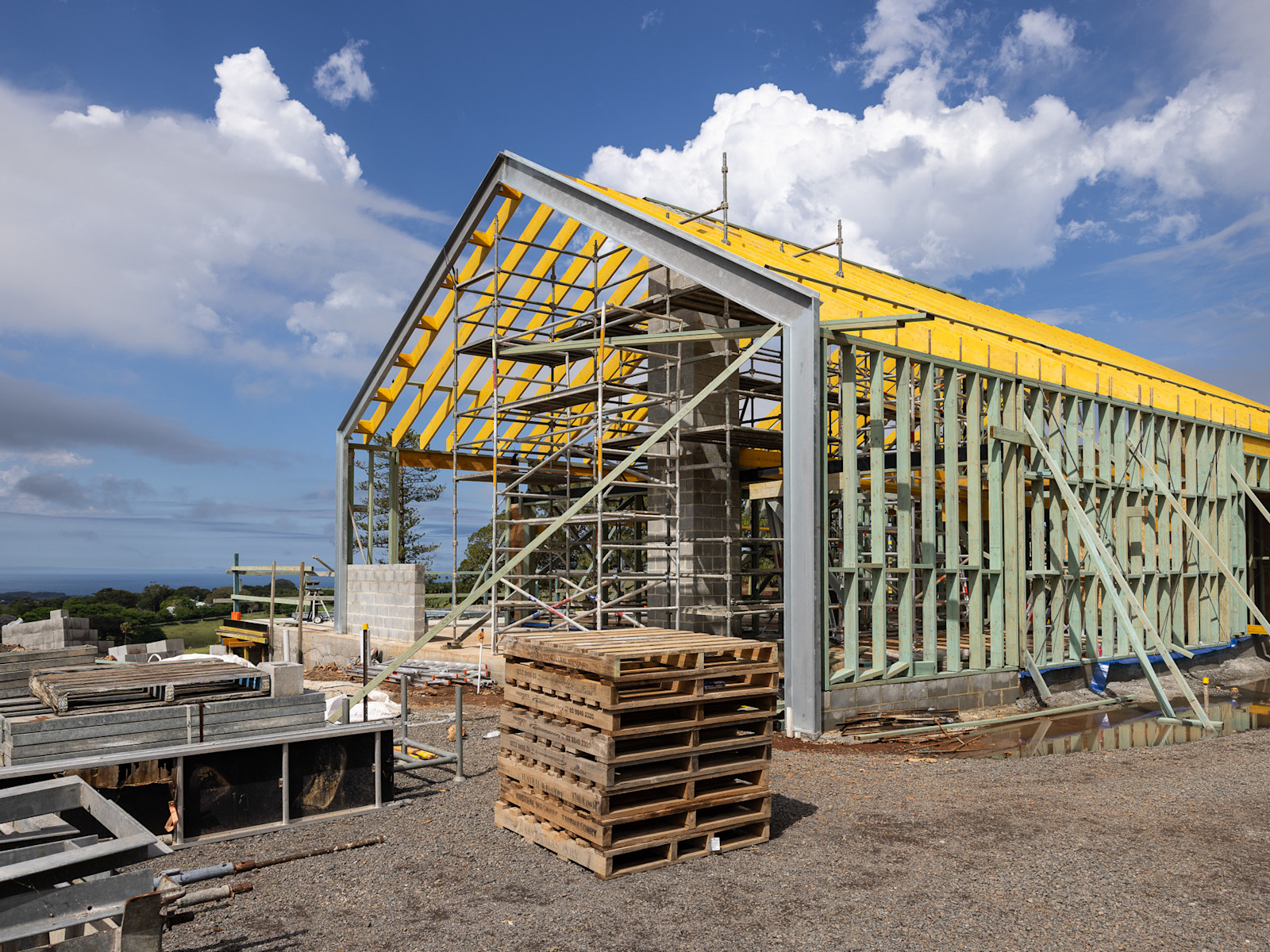 Secondary Dwelling: Trusses Up — image 1