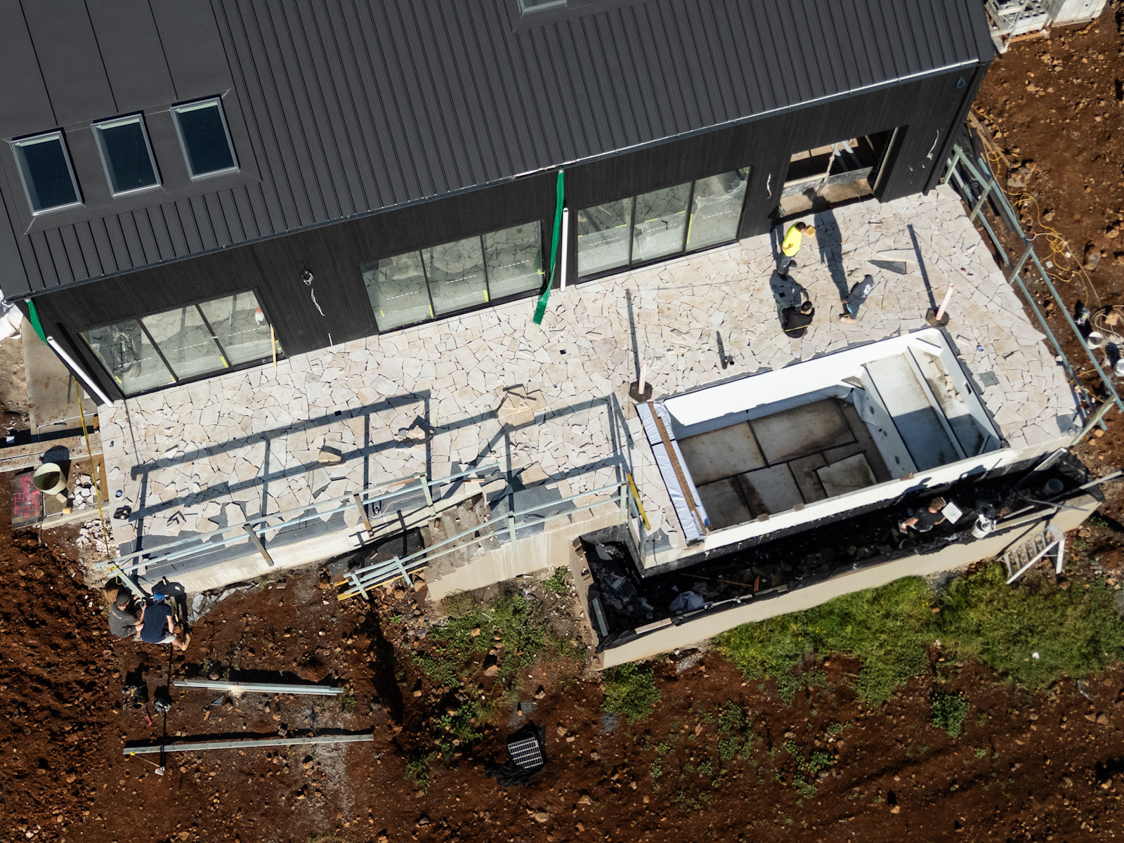 Secondary Dwelling: Crazy Pave Deck Installation — image 2