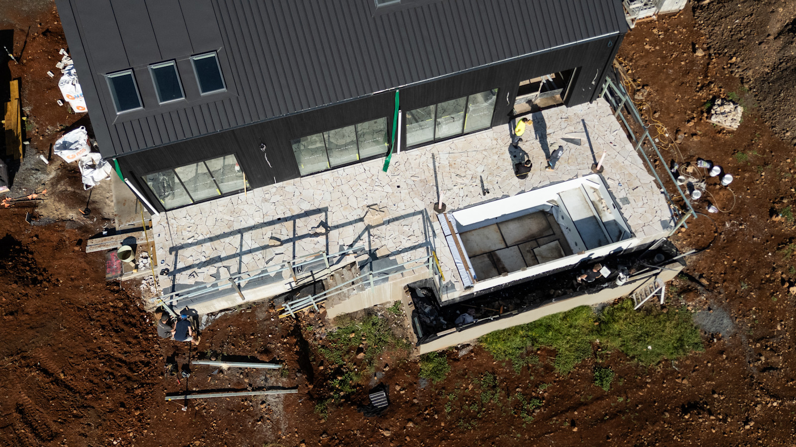 Secondary Dwelling: Crazy Pave Deck Installation — image 2