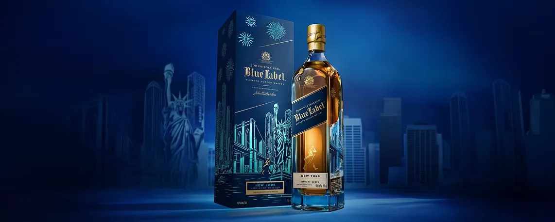 ウイスキー Johnnie Walker Blue Label 40% 700ml Johnnie Walker Blue Label New York Edition | Limited‑Edition