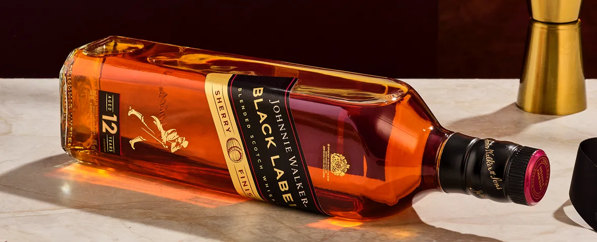 Johnnie Walker Black Label Scotch Whisky Sherry Finish Blended