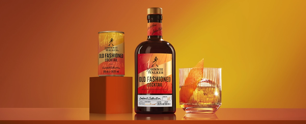 Johnnie Walker Black w/2 Glass Gift Set Blended Scotch