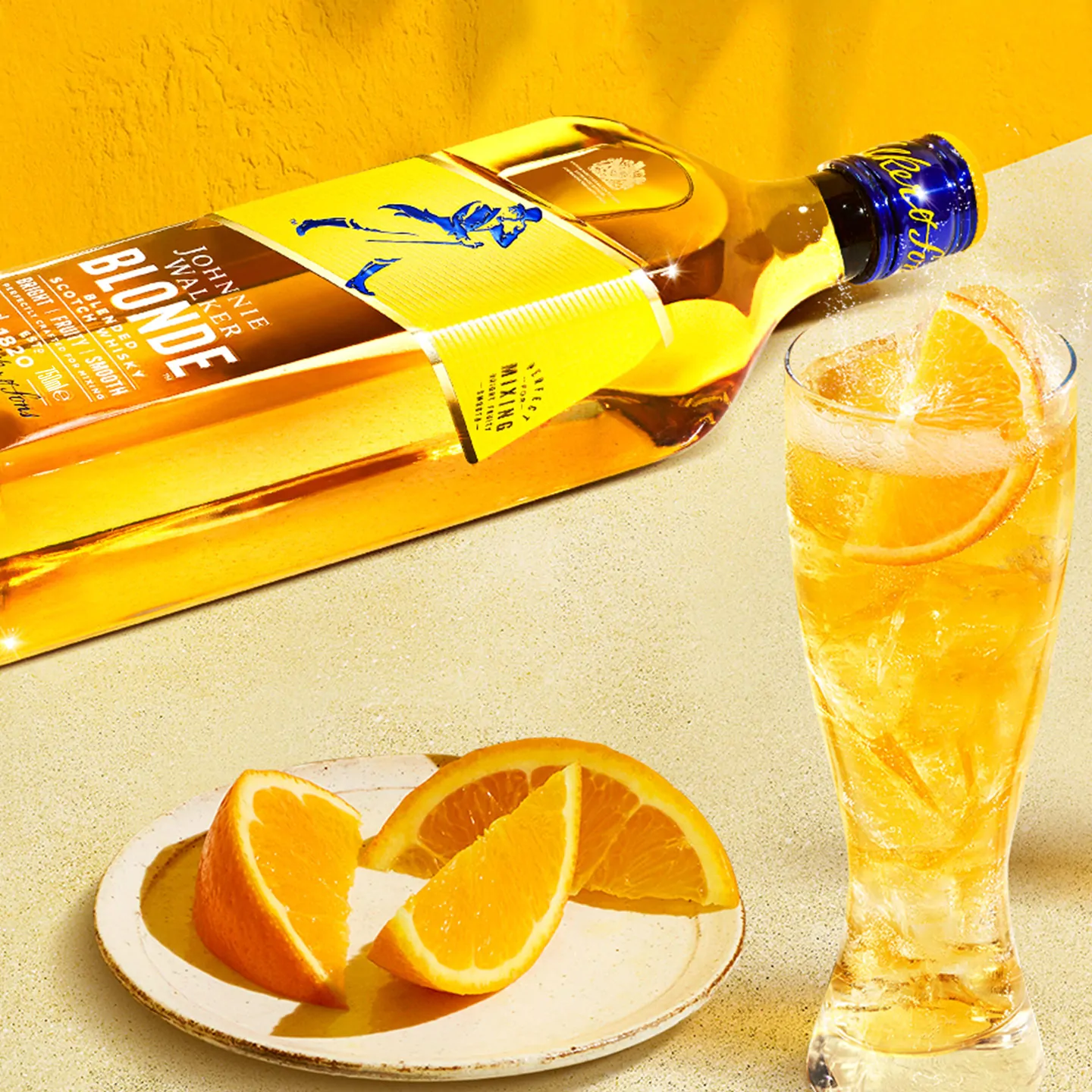 JohnnieWalker 白紋章 70's 1.2.3 ISO Johnnie Walker Blonde Label Scotch Whisky | Johnnie Walker ZA