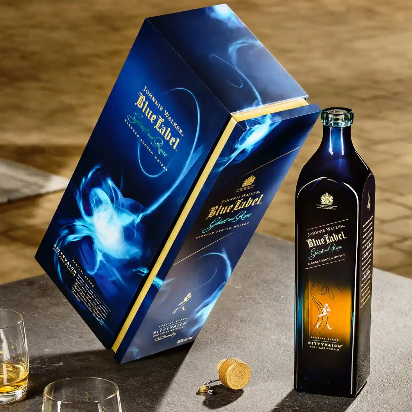 Johnnie Walker Blue Label Ghost & Rare Pittyvaich Blended Scotch Whisky |  Johnnie Walker