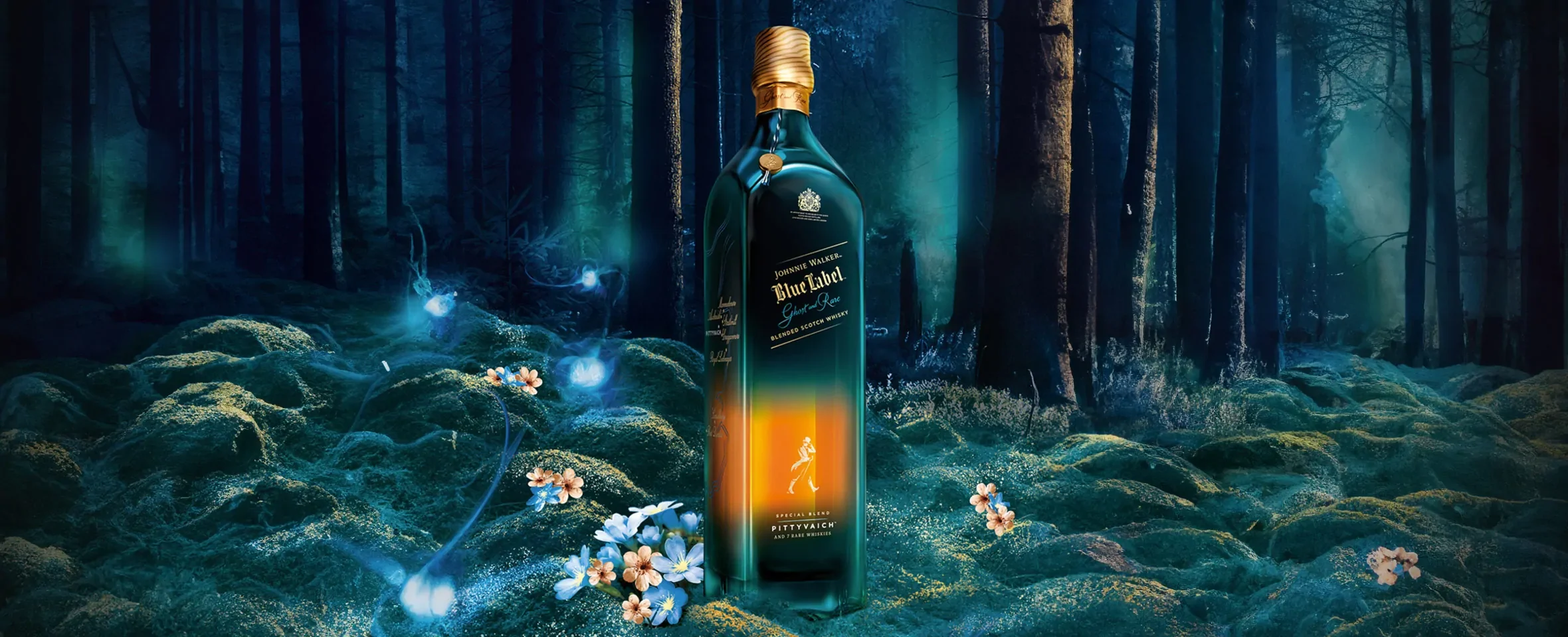 Johnnie Walker Blue Label Ghost & Rare Pittyvaich Blended Scotch