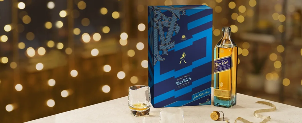 Johnnie Walker Blue Label Blended Scotch Whisky 70cl Gift