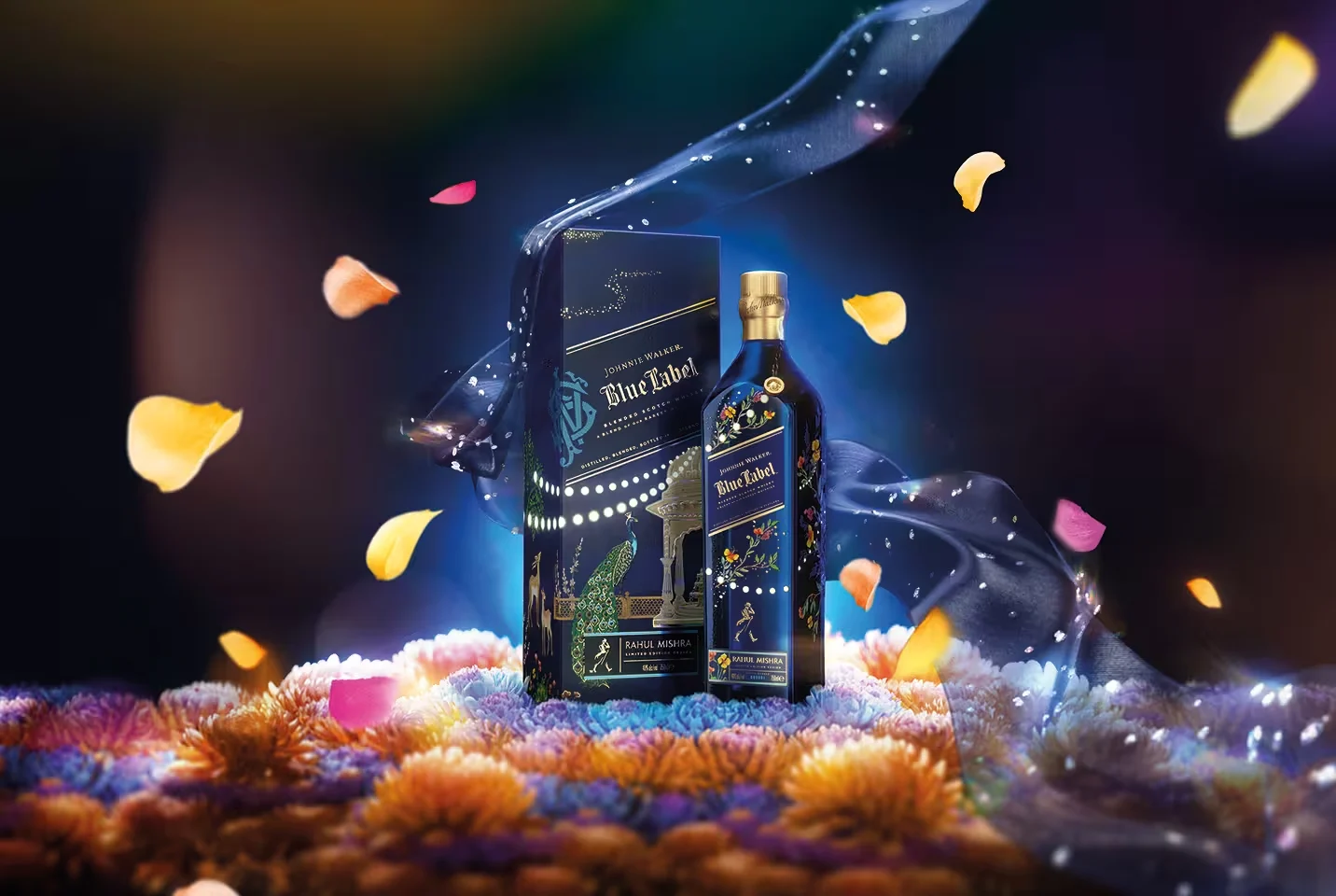 Johnnie Walker Blue Label Indian Festival Limited Edition Design