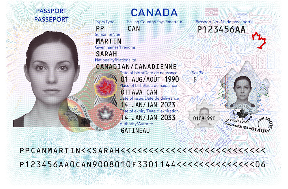 An image of passport to show how data capturing of passport happebs