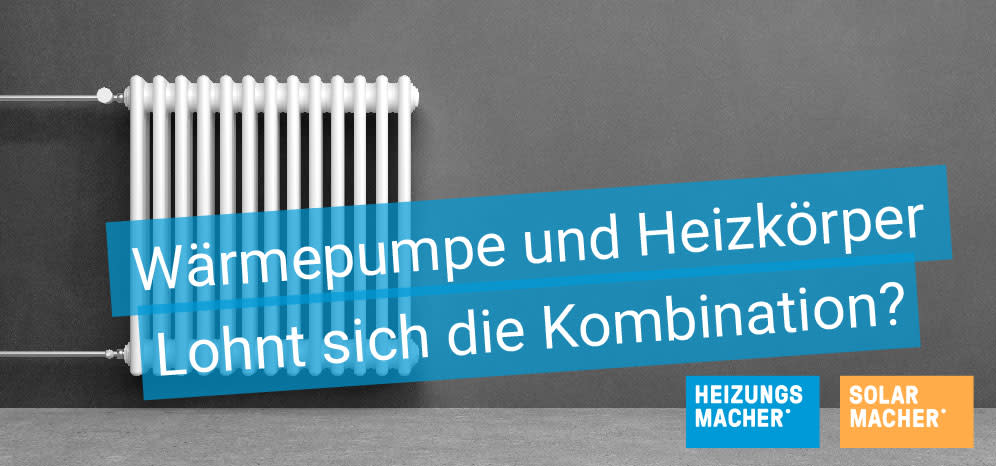 Bild eines Radiators resp. Heizkörper an einer Wand