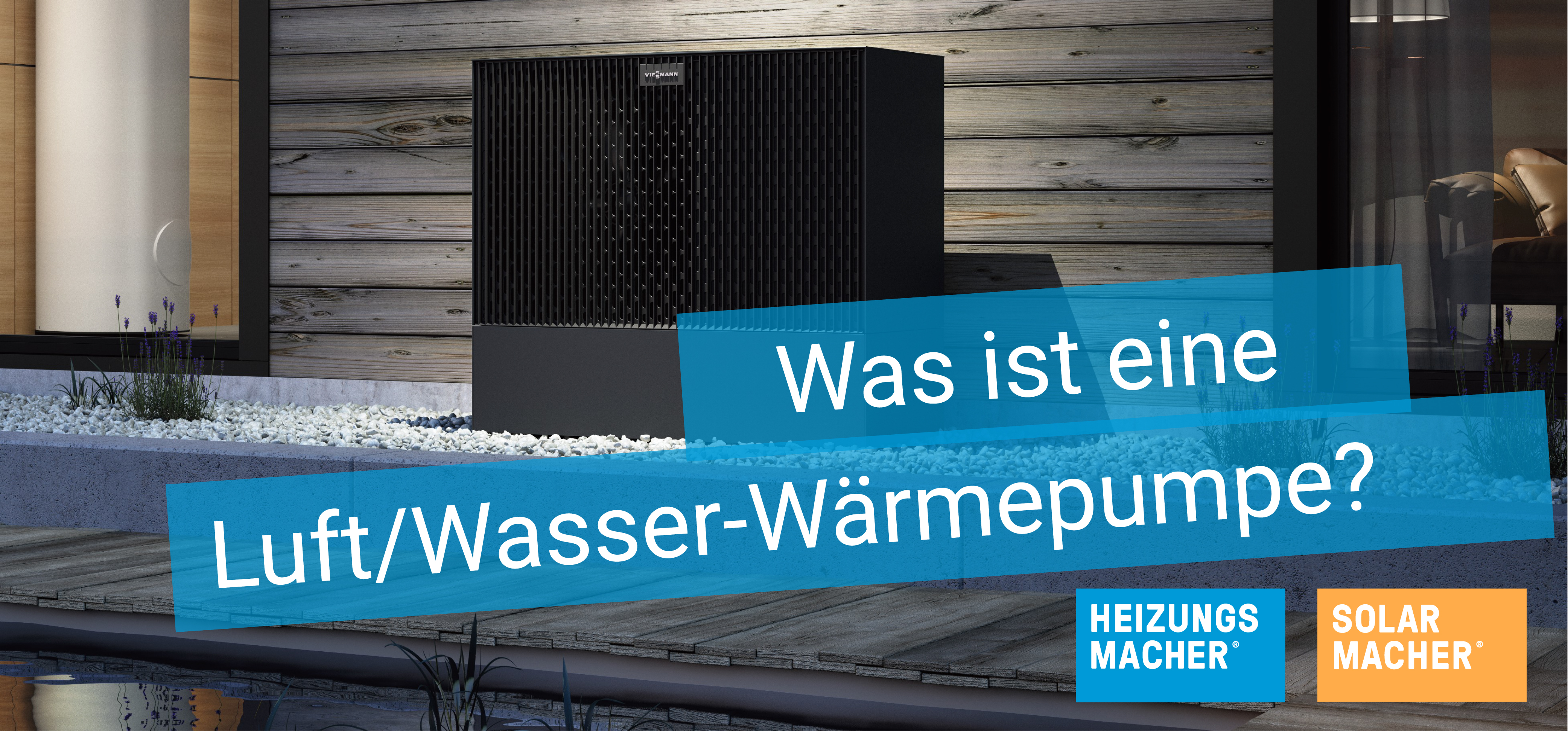 Referenzbild, welches eine Luft/Wasser-Wärmepumpe aufzeigt