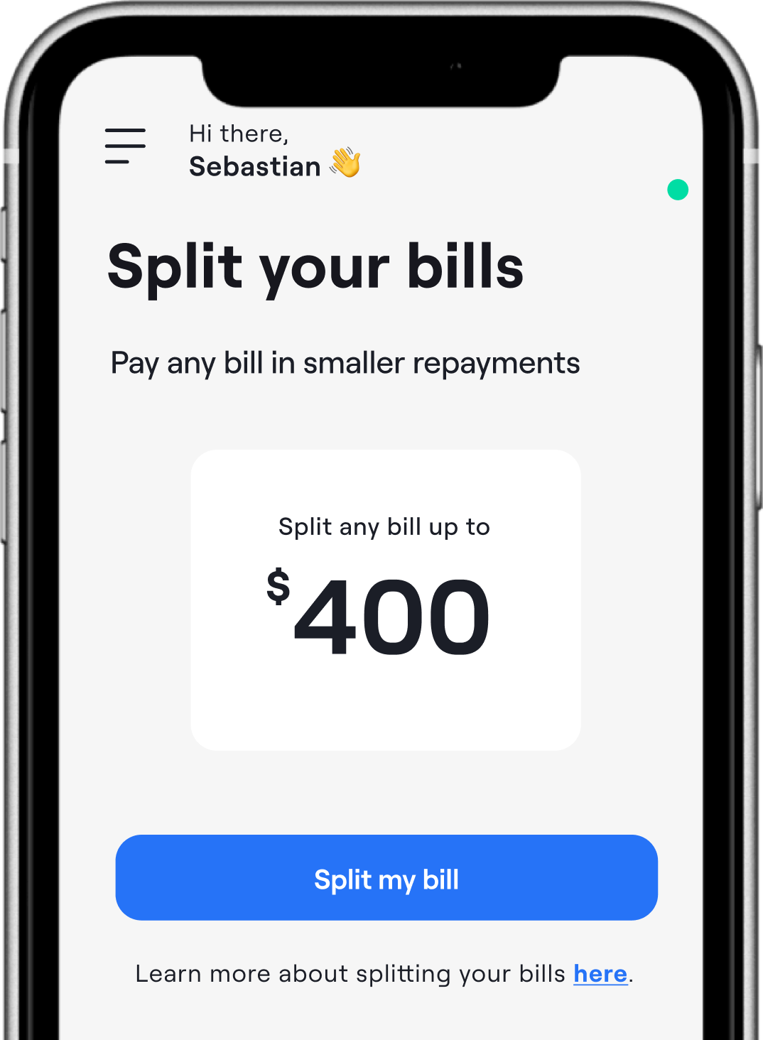 Bill split header image 