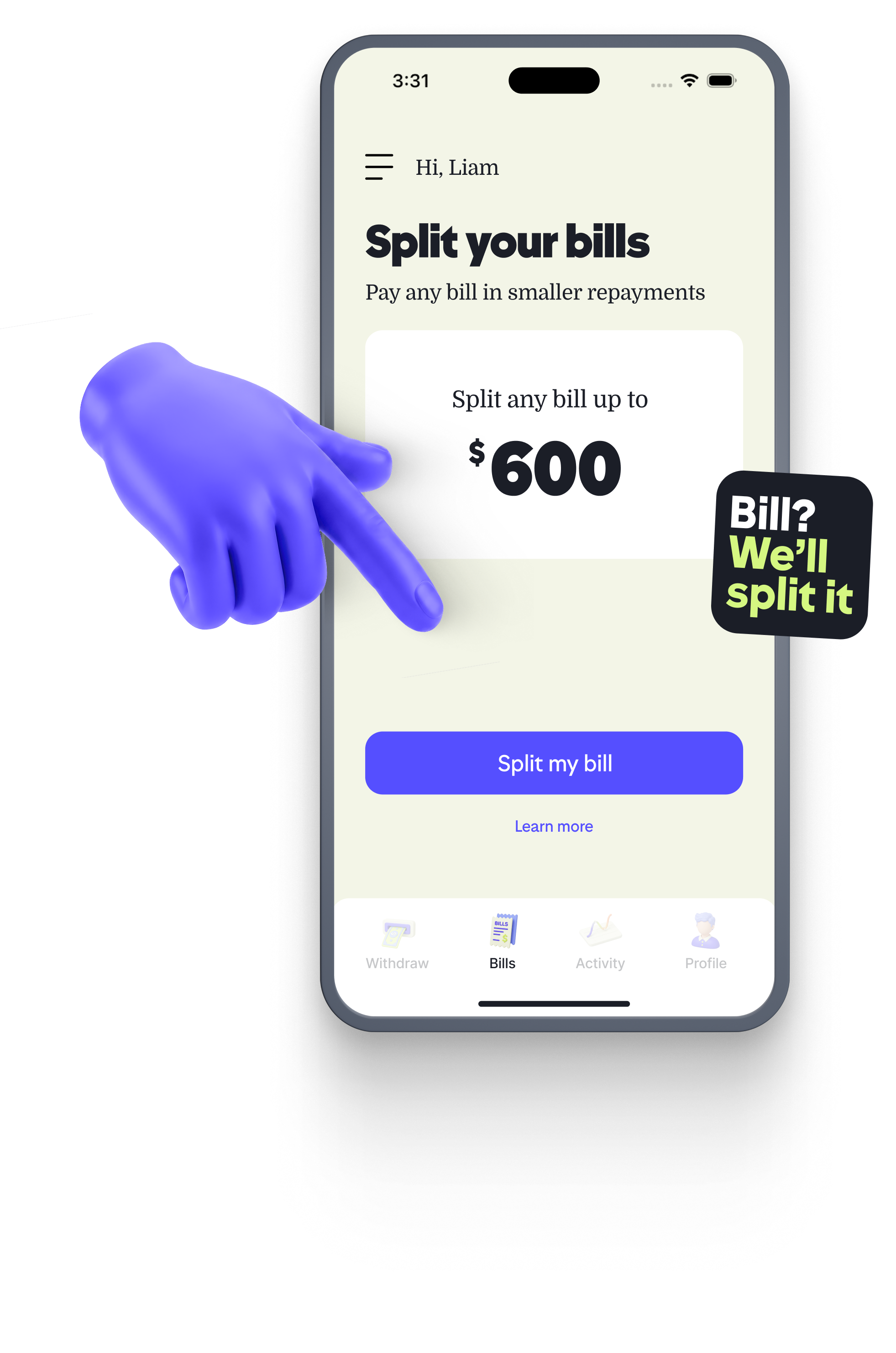 screenshot bills