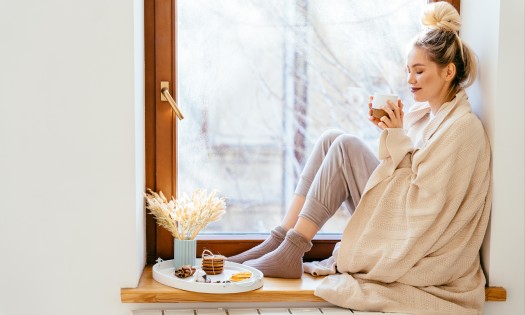 Consider using window coverings