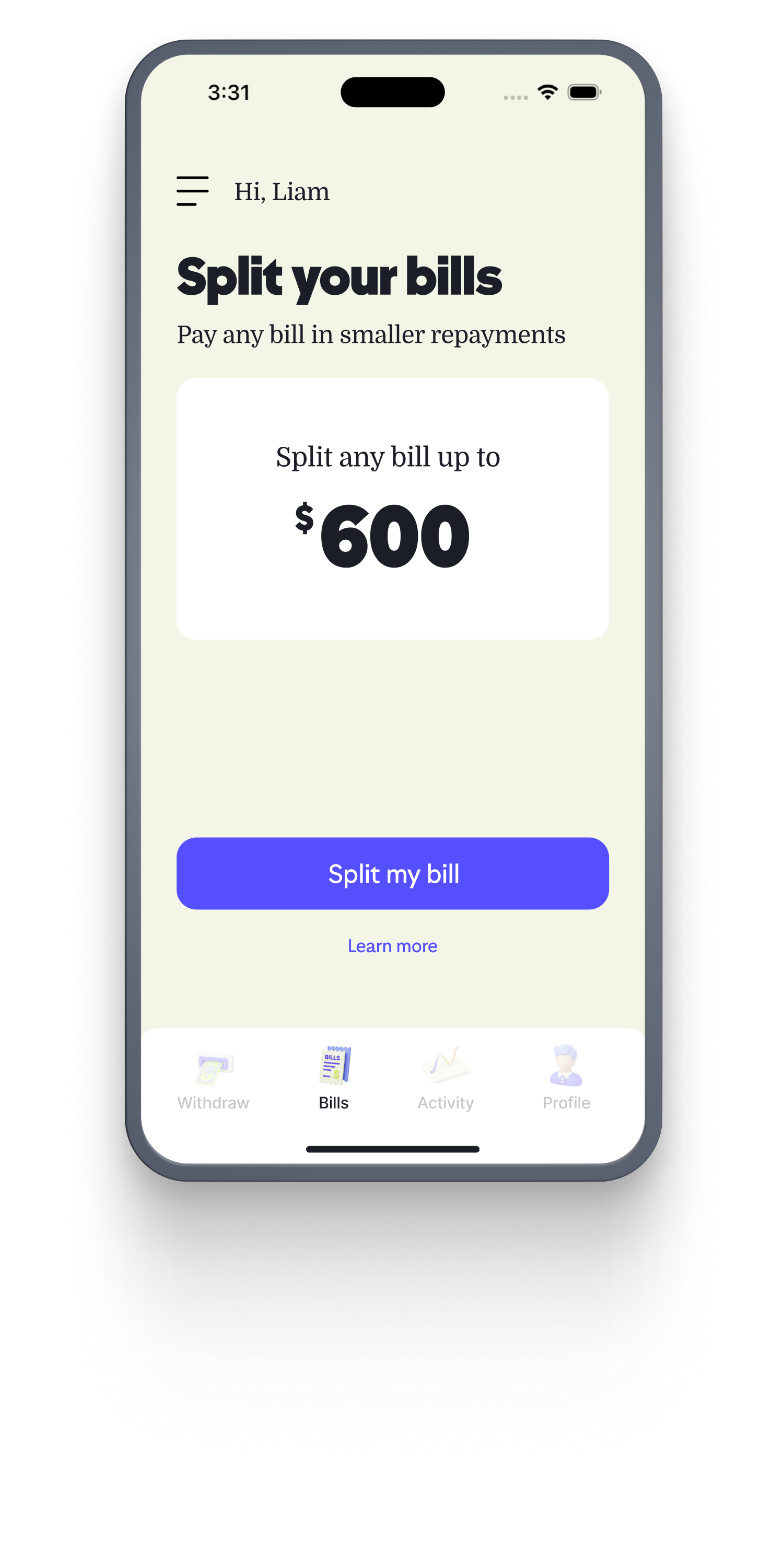 bills phone mock