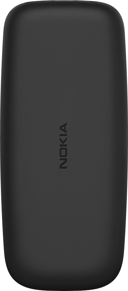 Enlarge สีดำ Nokia 105 (2019) from Back