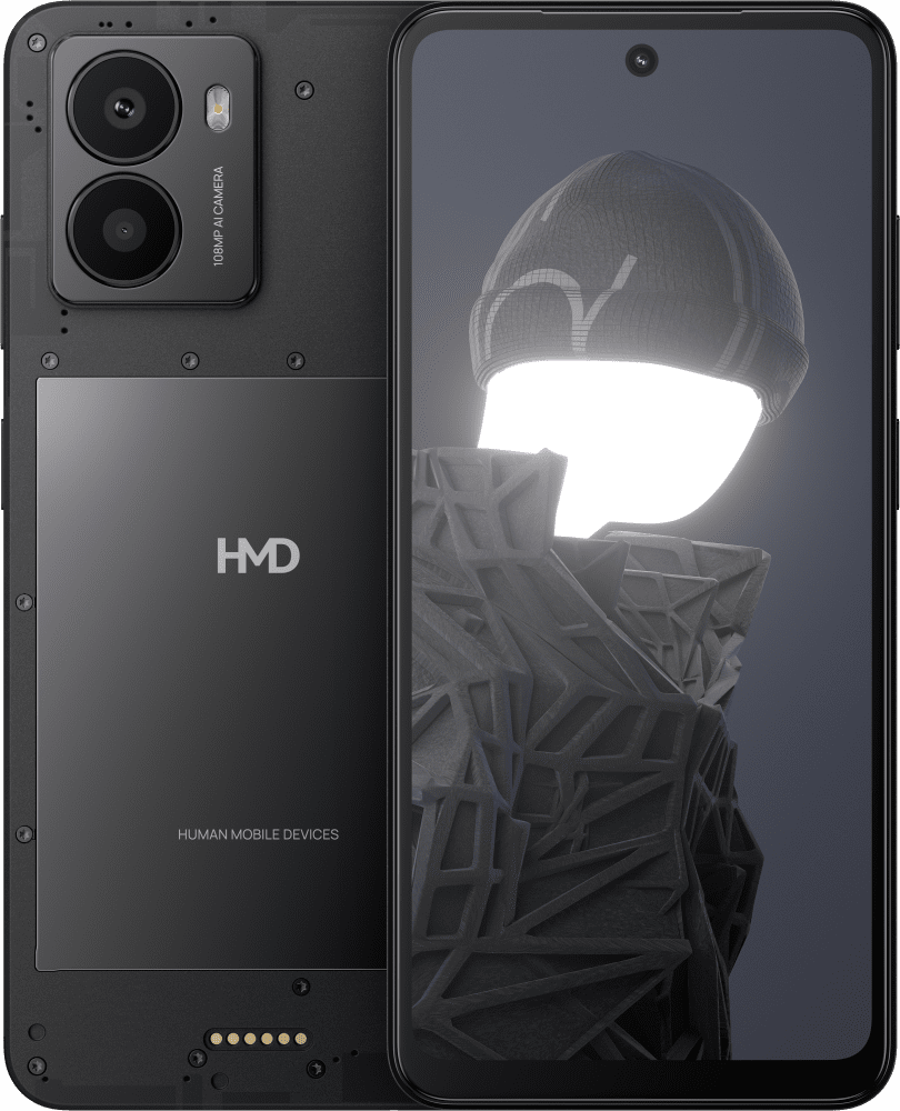 Black HMD Fusion von Vorder- und Rückseite vergrößern