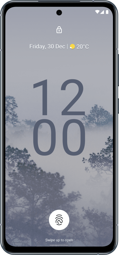 Agrandir Bleu nuageux Nokia X30 5G de Avant