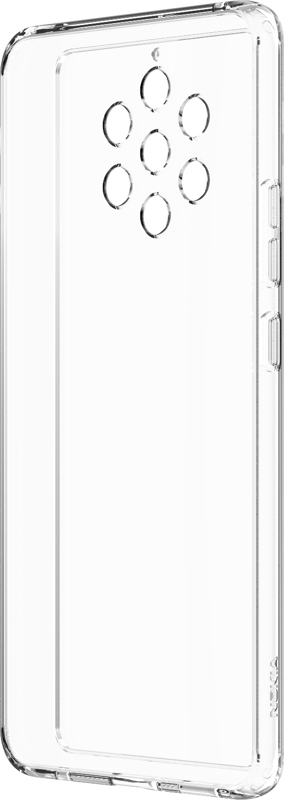 Transparent CC-190 Nokia 9 Premium Clear Case from Back