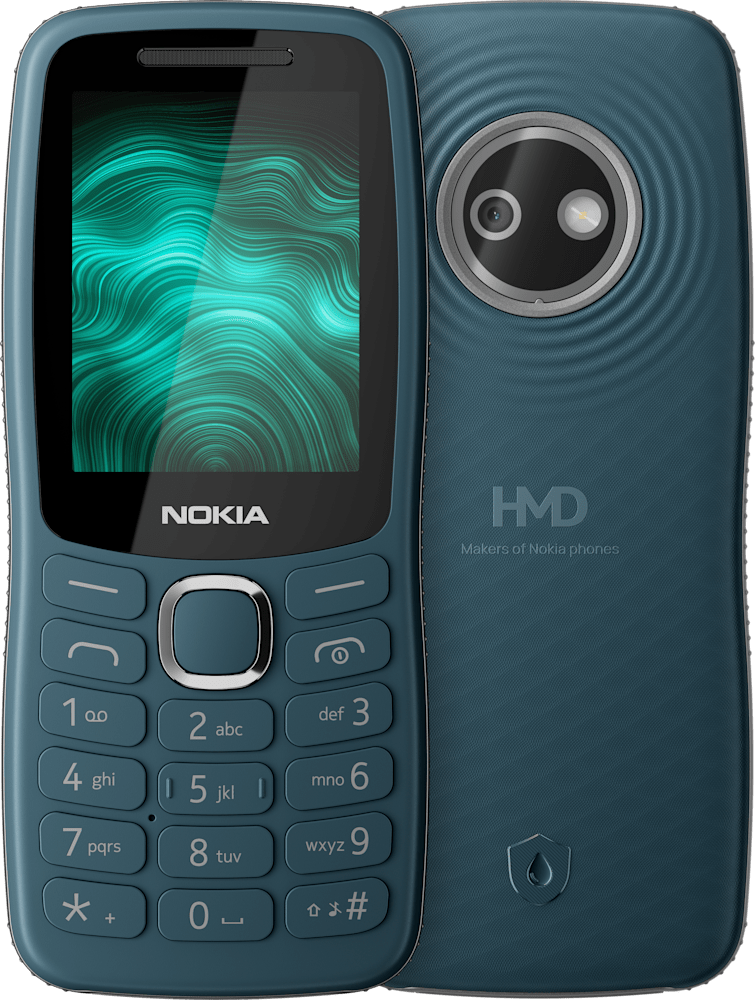 Green Nokia 123 Shield from Front and Back