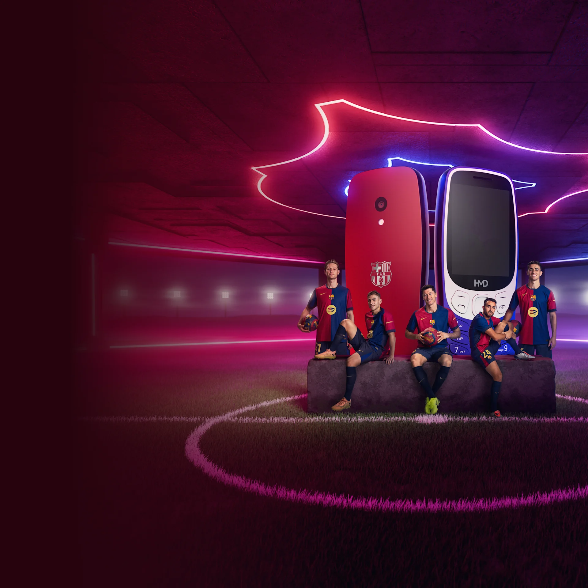 HMD Barca 3210 is the official team phone for FC Barcelona