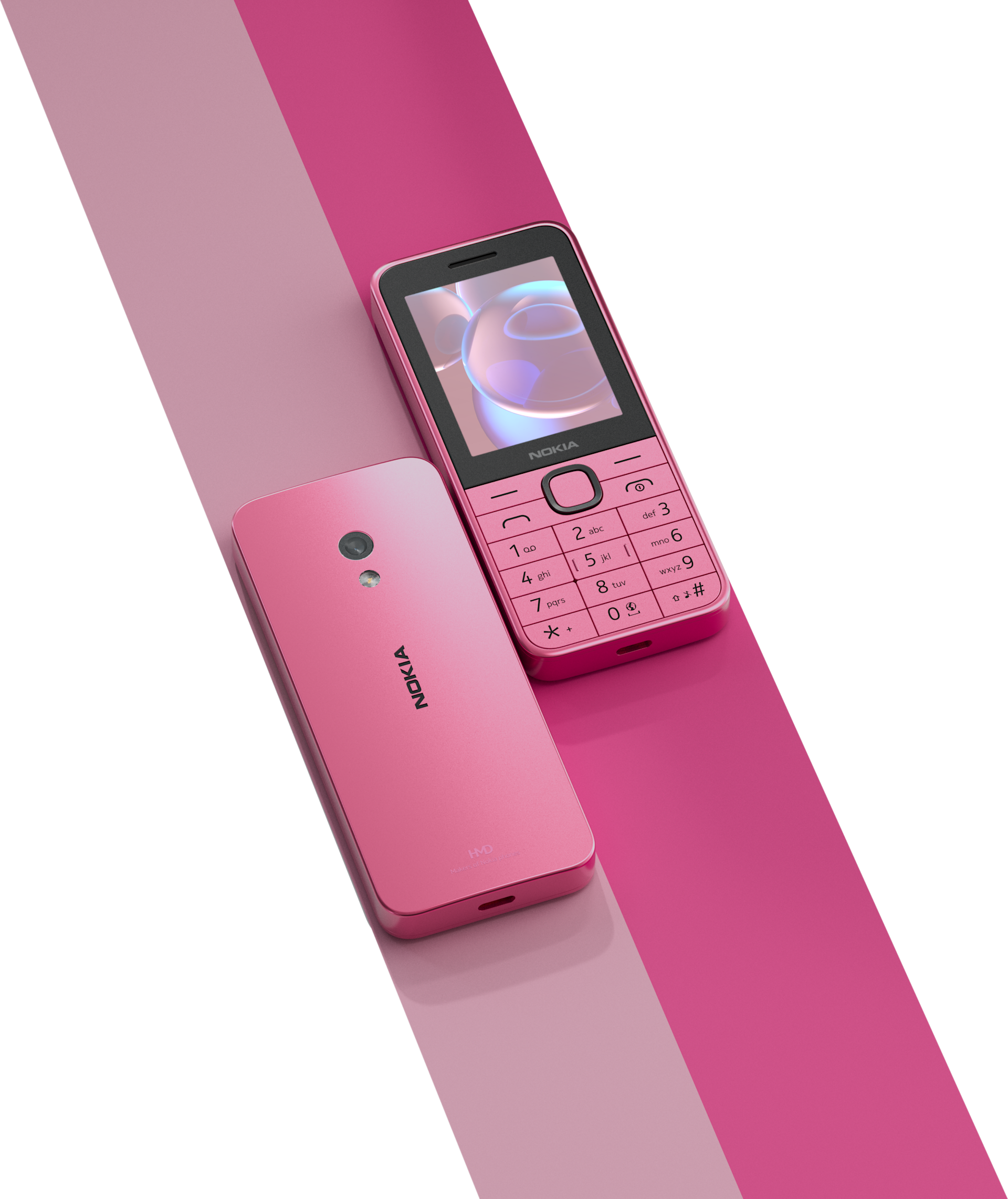 Nokia 225 4G (2024) feature phone in Pink