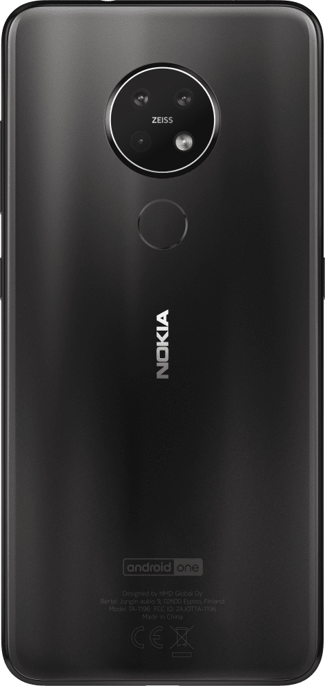 Enlarge Charcoal Nokia 7.2 from Back