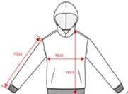 Hoodie size chart