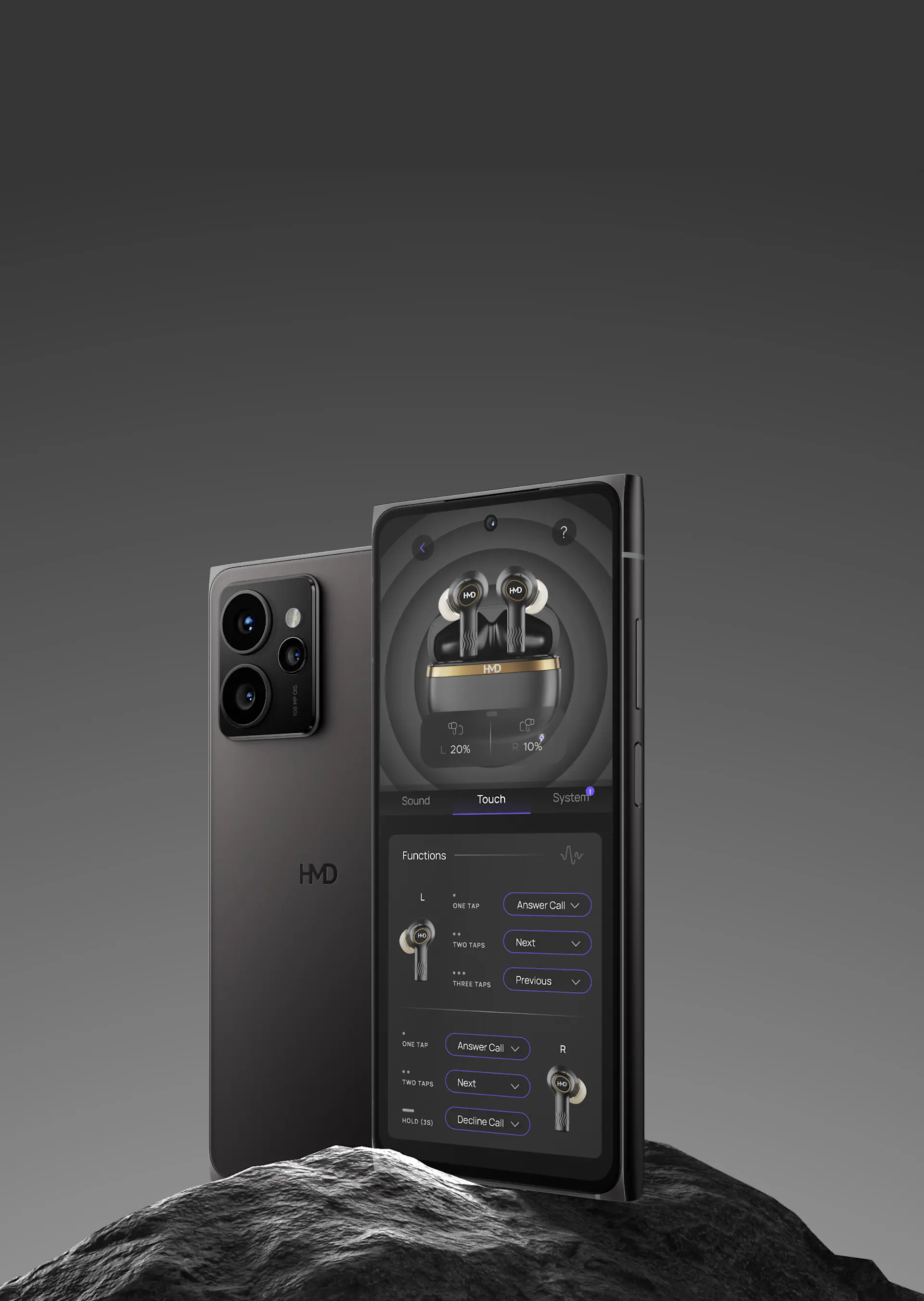 Control your experience with the HMD DUB Audio app