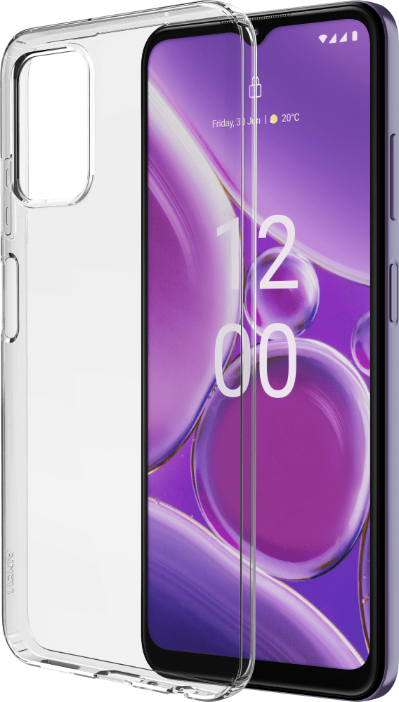 Vergroot Transparent Nokia G42 Clear Case van Voor- en achterzijde