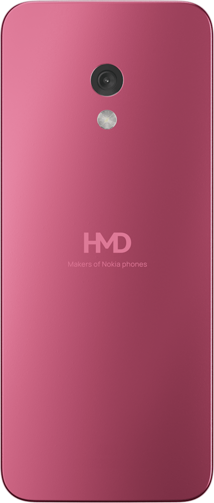 Pink Nokia 225 4G (2024) from Back
