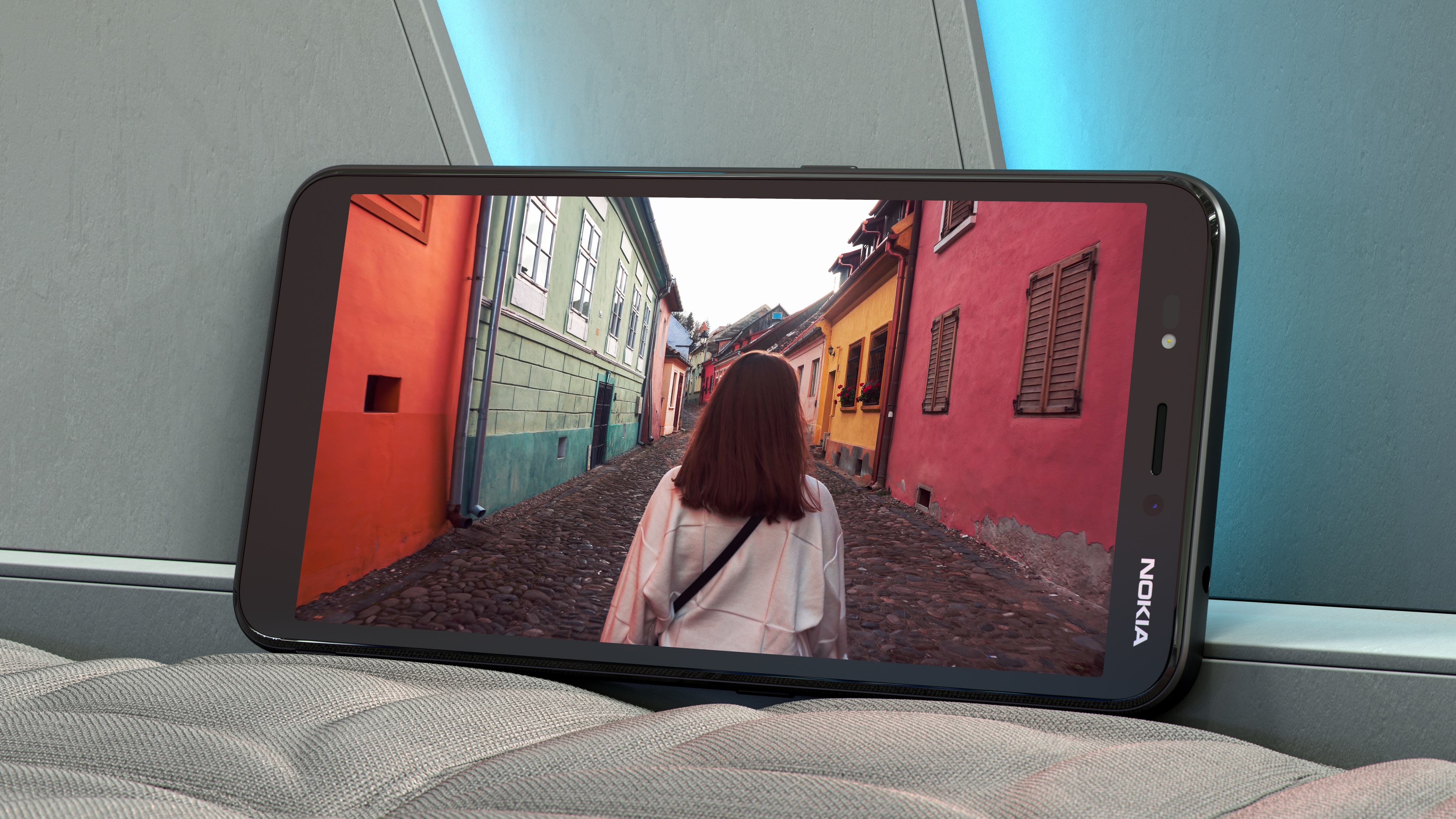 nokia c2 mobile phone with all day battery and hd display