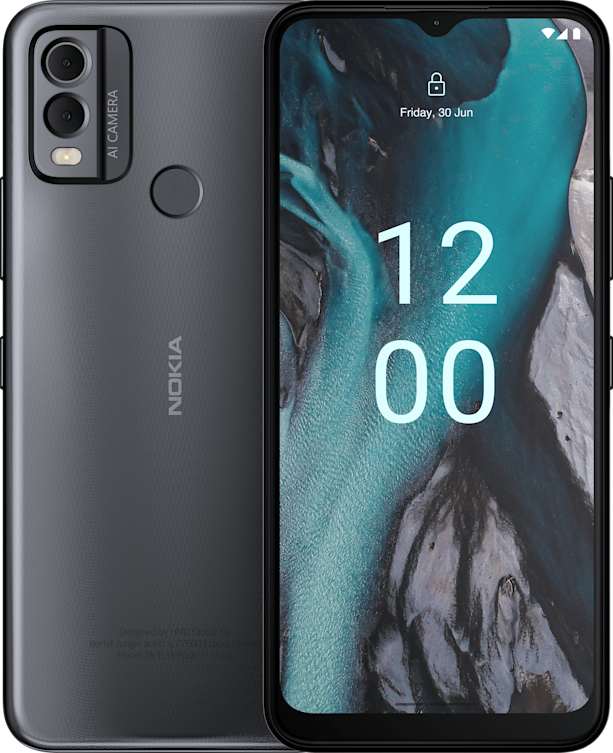 Nokia C22 with a long-lasting battery and body