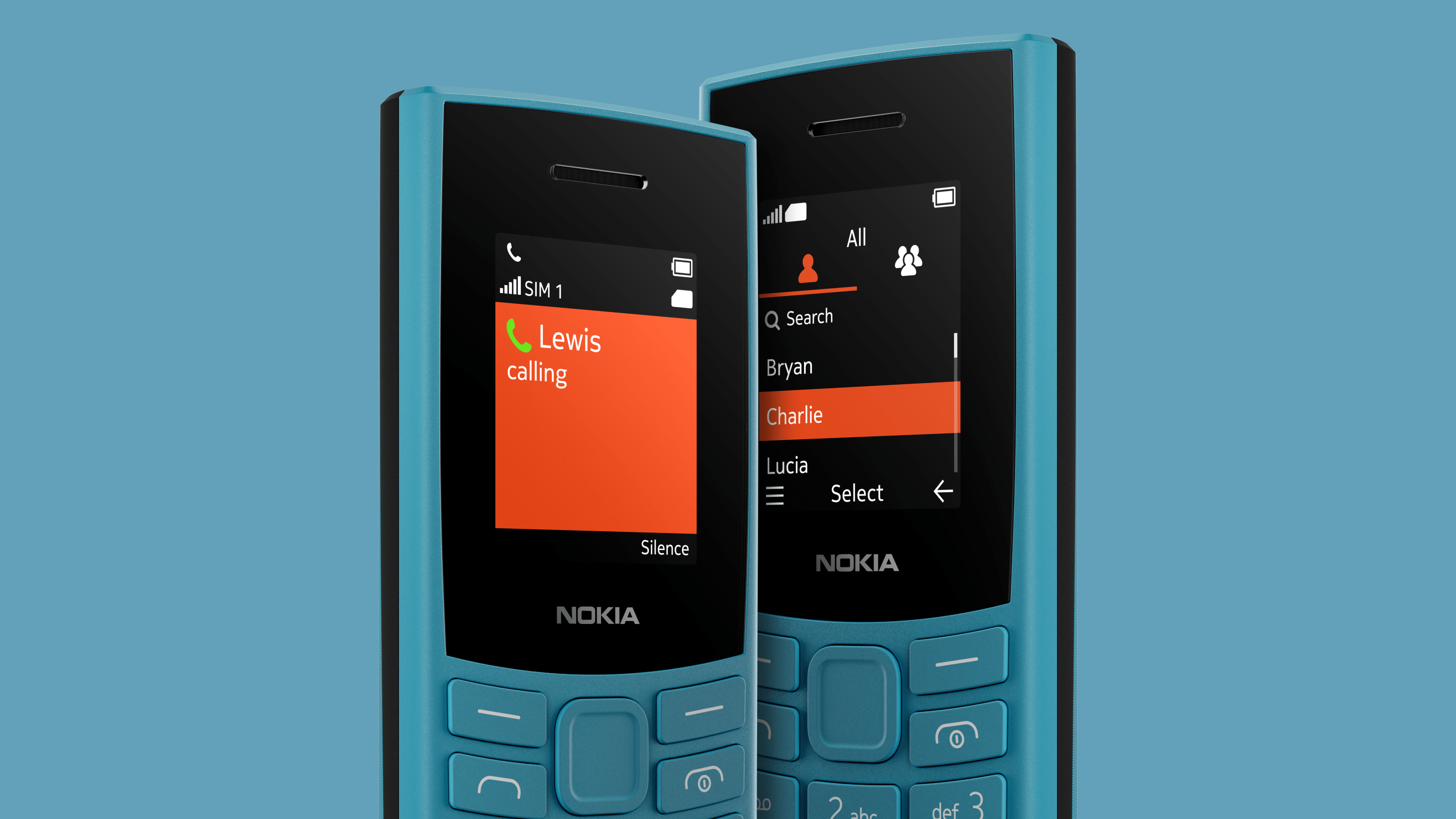  Nokia 105 4G, GSM Unlocked Mobile Phone, Volte, Black, International Version