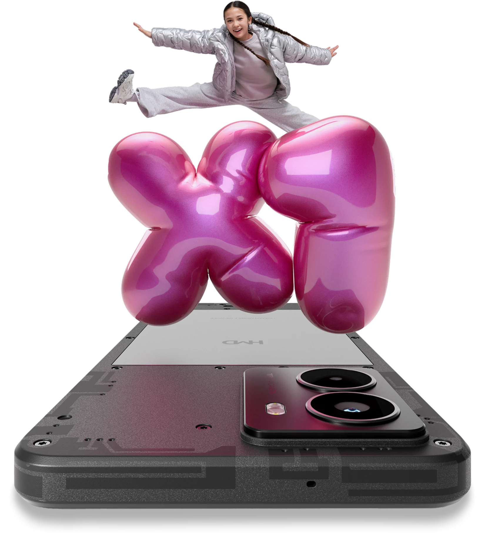 HMD Fusion X1 smartphone for teens and kids